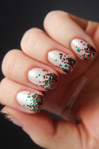 Glitter Dipped Nails